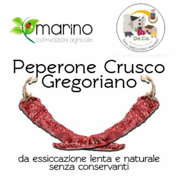 Peperoni cruschi Gregoriani Azienda Agricola Marino Margherita
